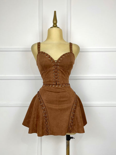 Set gamuza con listones