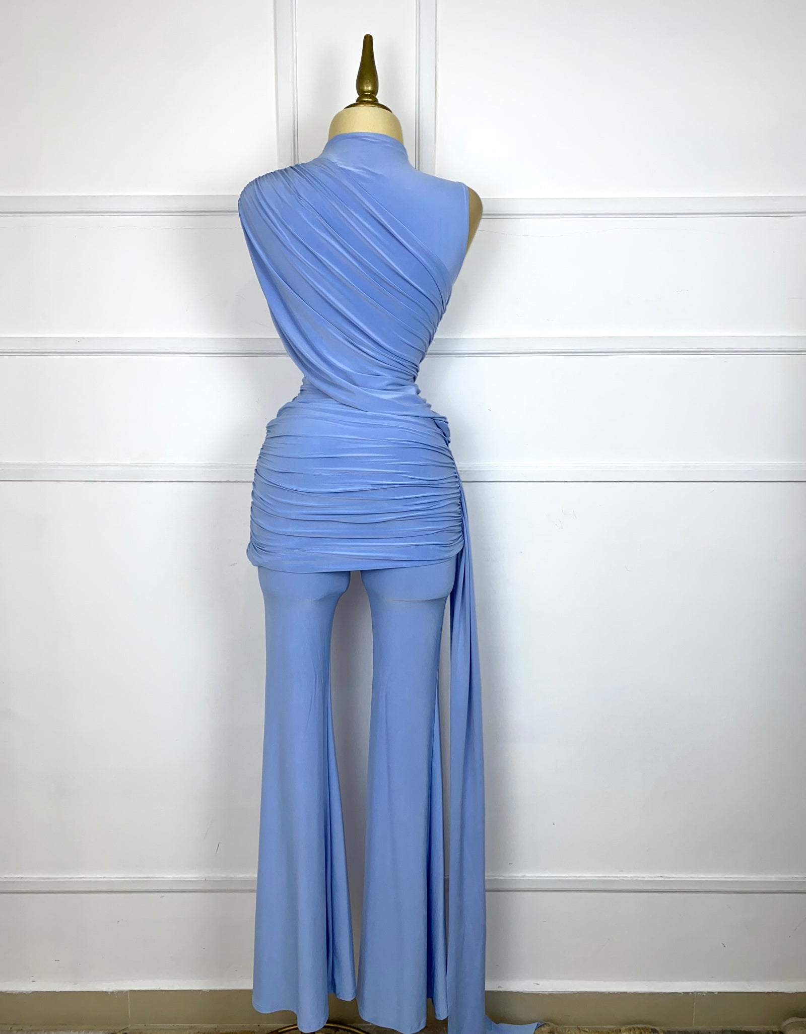 Set azul lycra