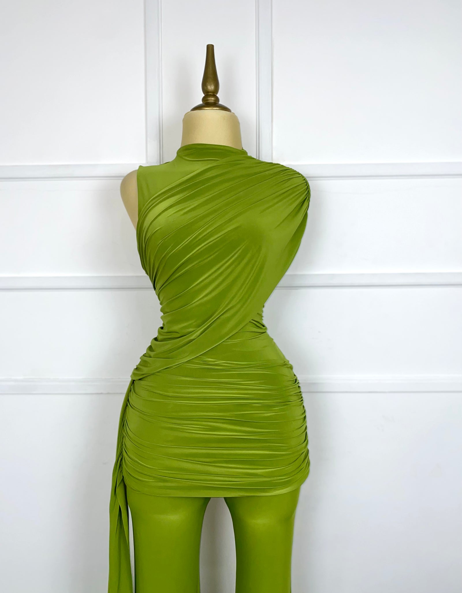 Set verde de lycra