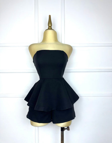 Jumper negro strapless