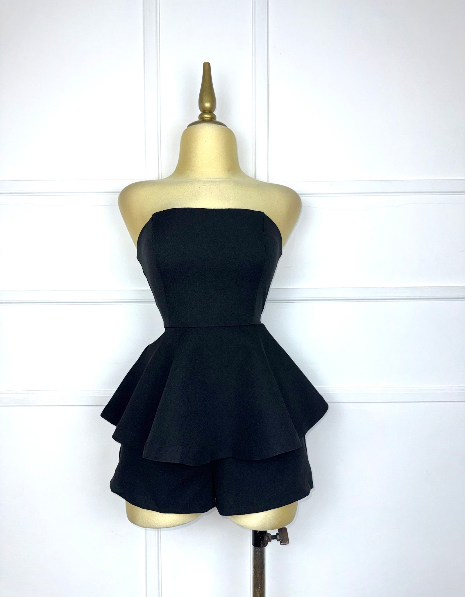 Jumper negro strapless