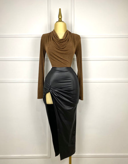 Blusa manga larga stretch (2 colores)