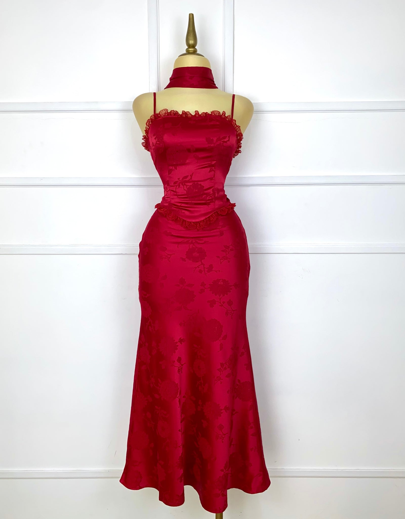 Set tinto con textura