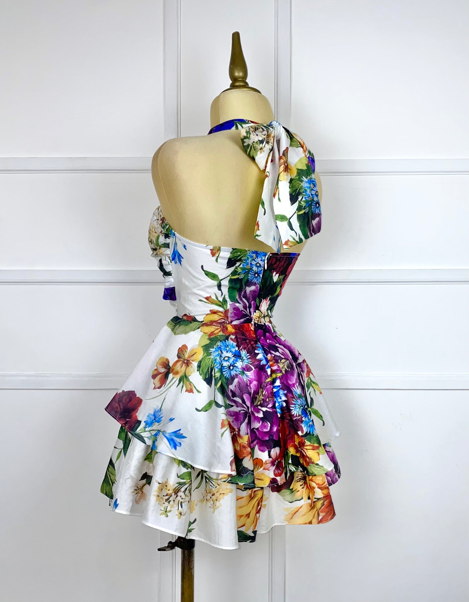 Jumper blanco estampado flores