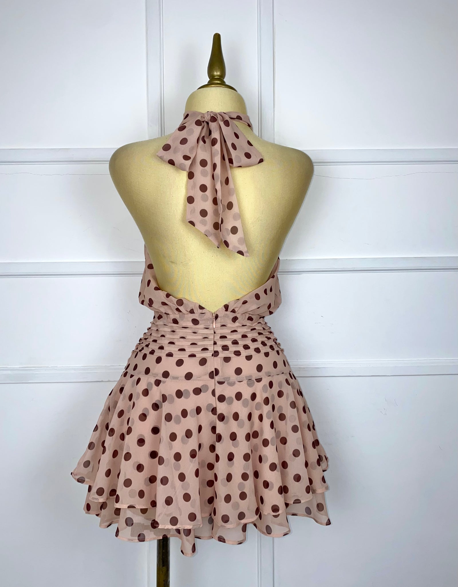 Jumper halter polka dots