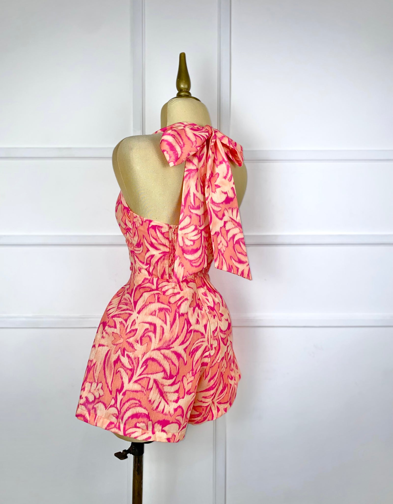 Jumper estampado con listones