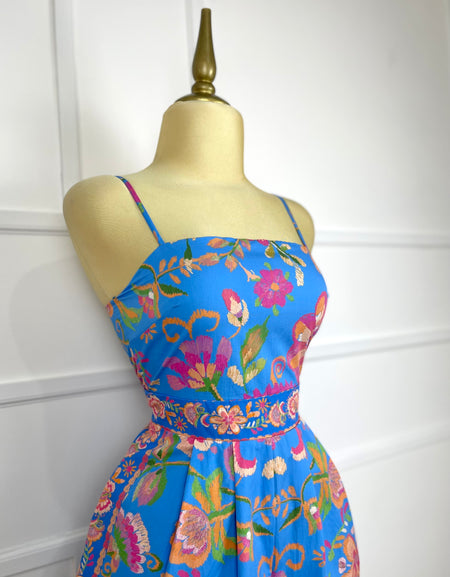 Jumper azul estampado