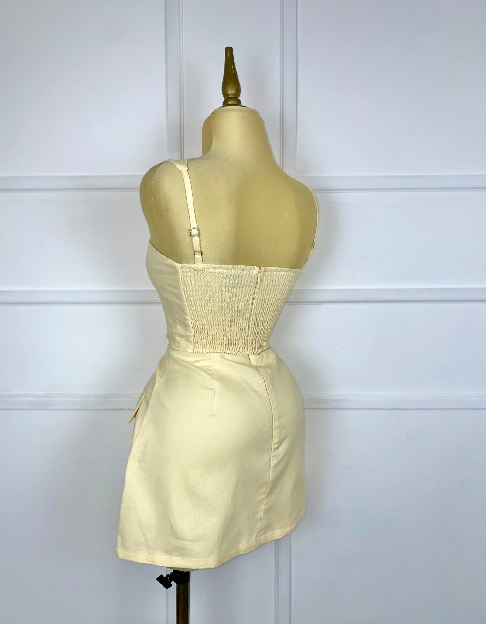Jumper amarillo tipo lino