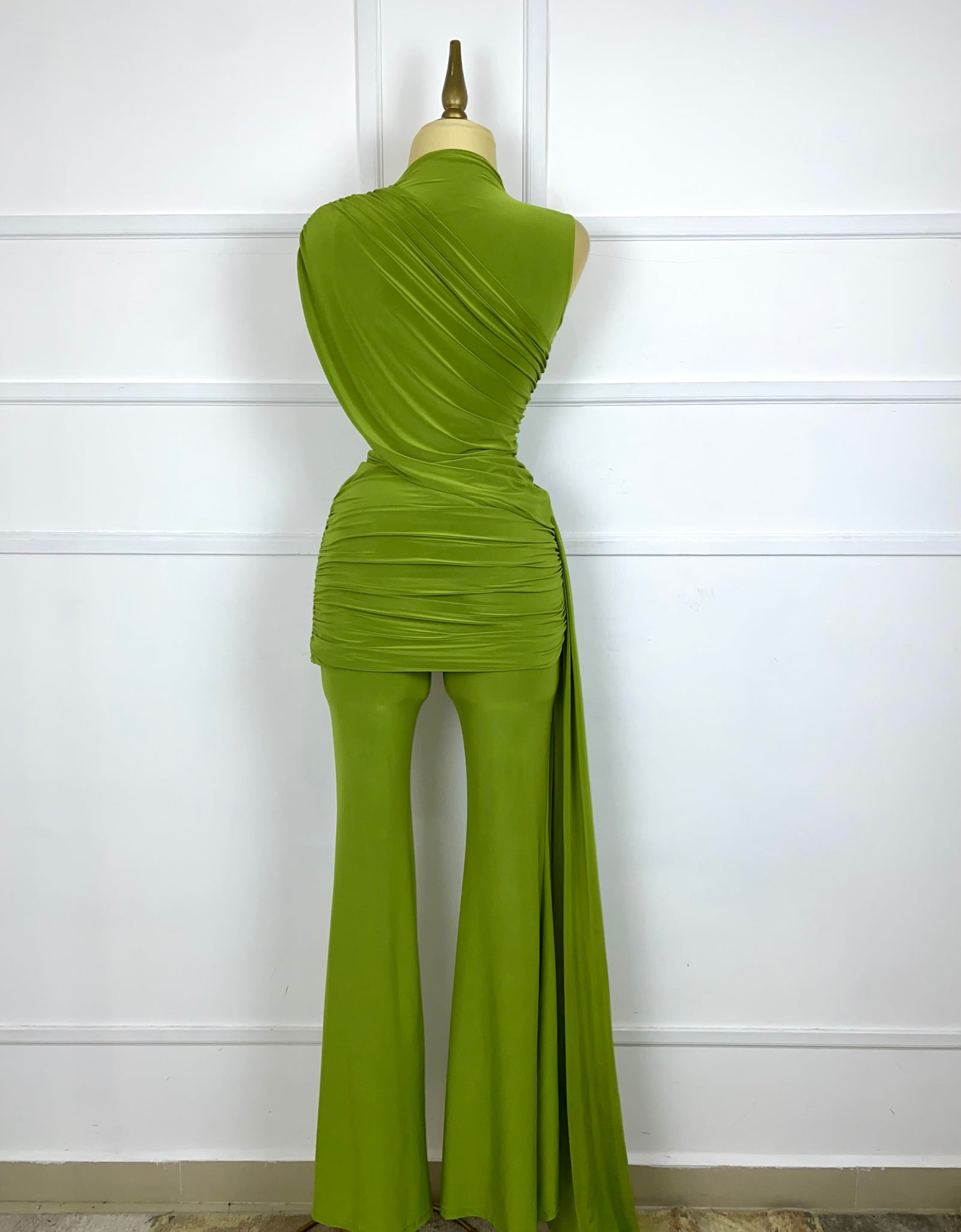 Set verde de lycra