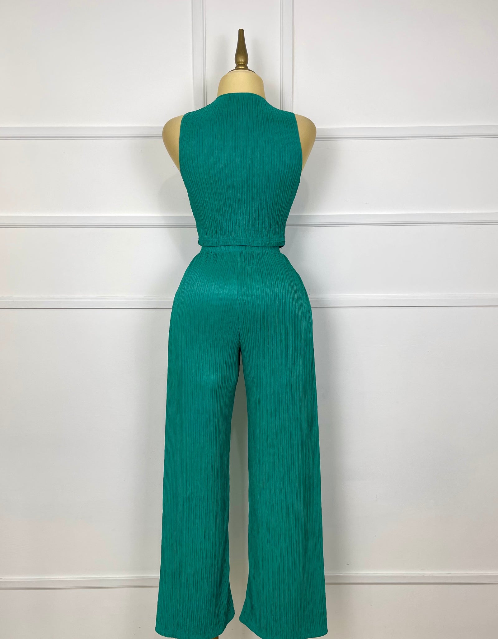 Set verde esmeralda