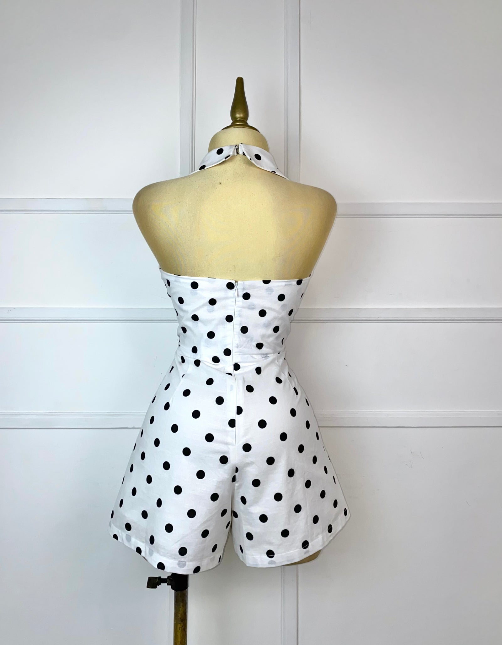 Jumper blanco con lunares