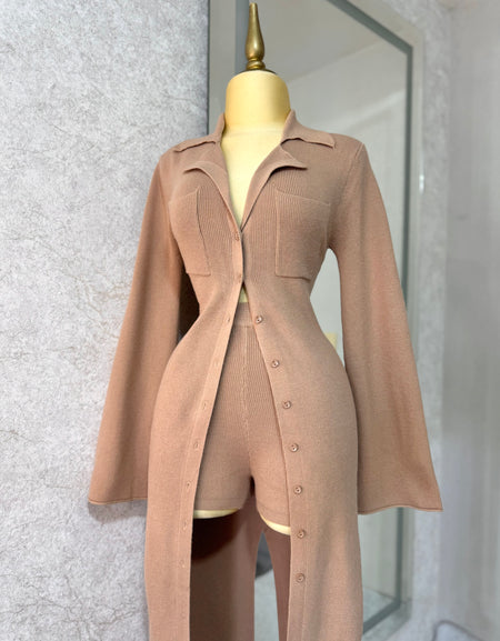 Set moka de punto (2 piezas)