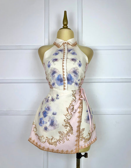 Jumper halter con estampado