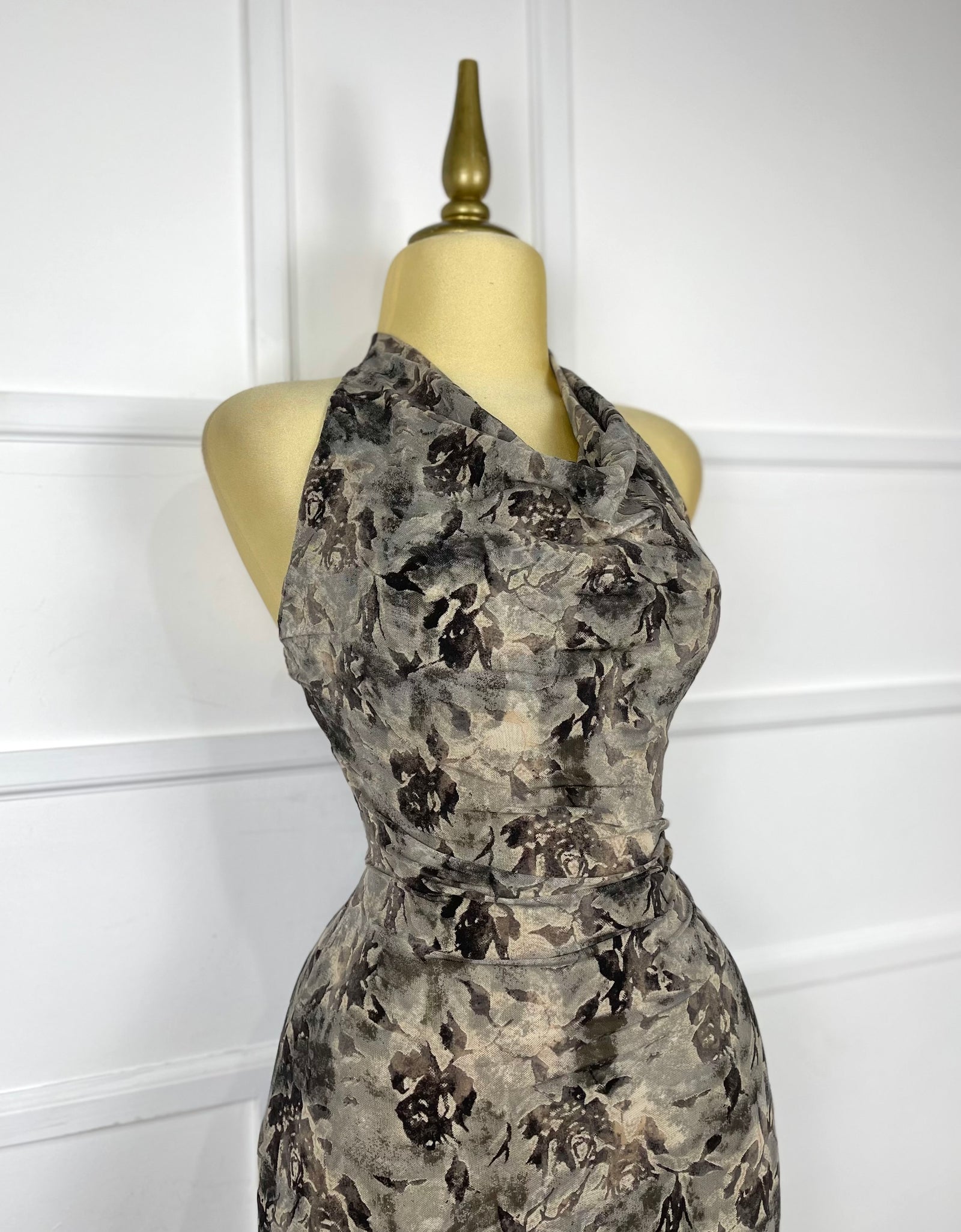 Vestido multicolor estampado