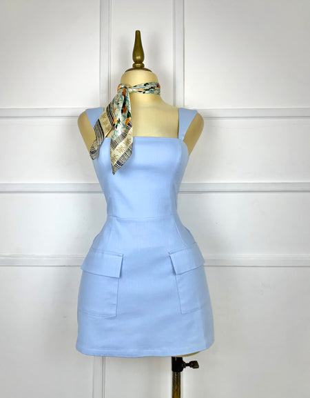 Jumper azul liso