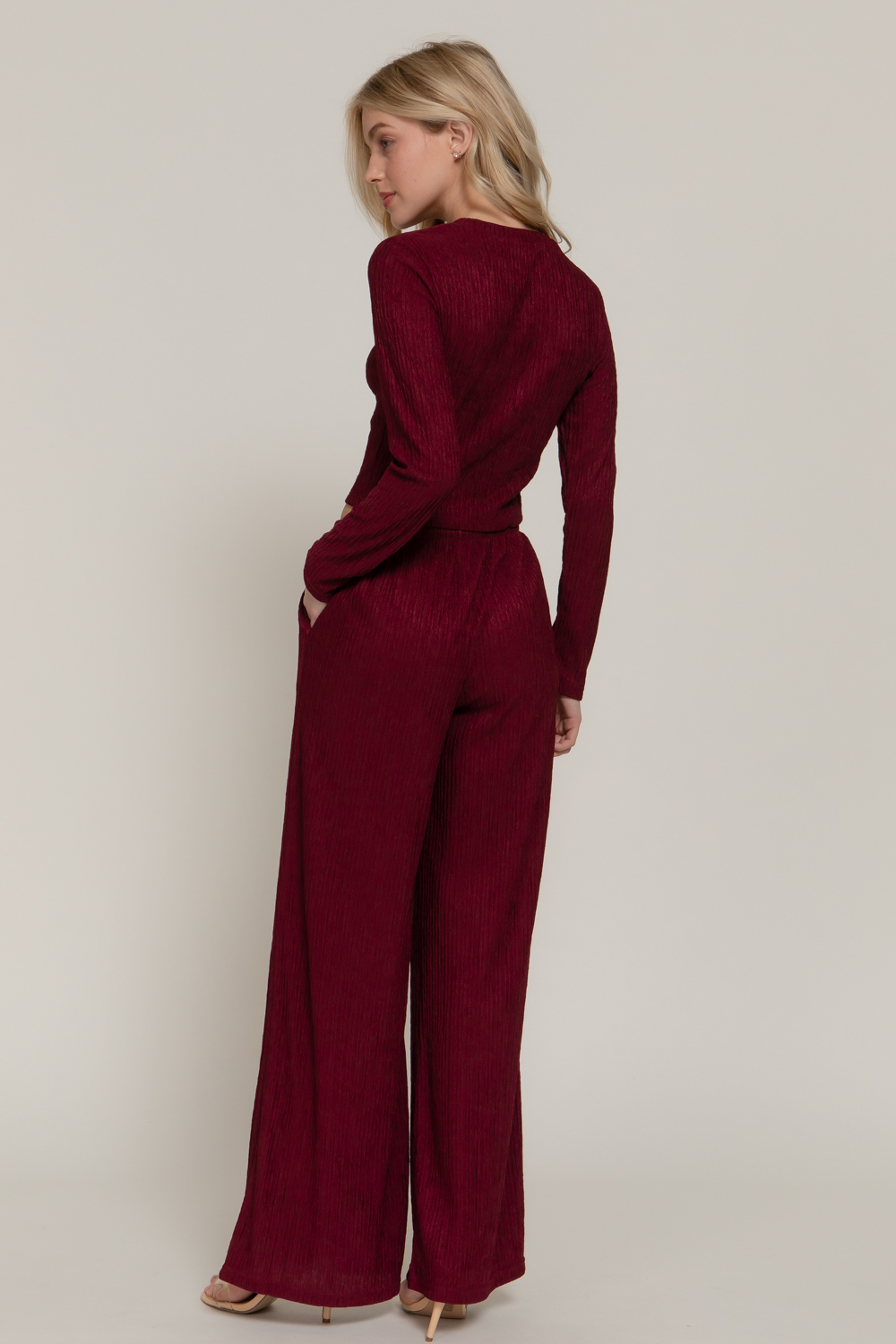 Set tinto con textura