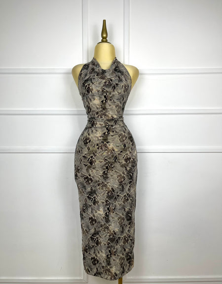 Vestido multicolor estampado