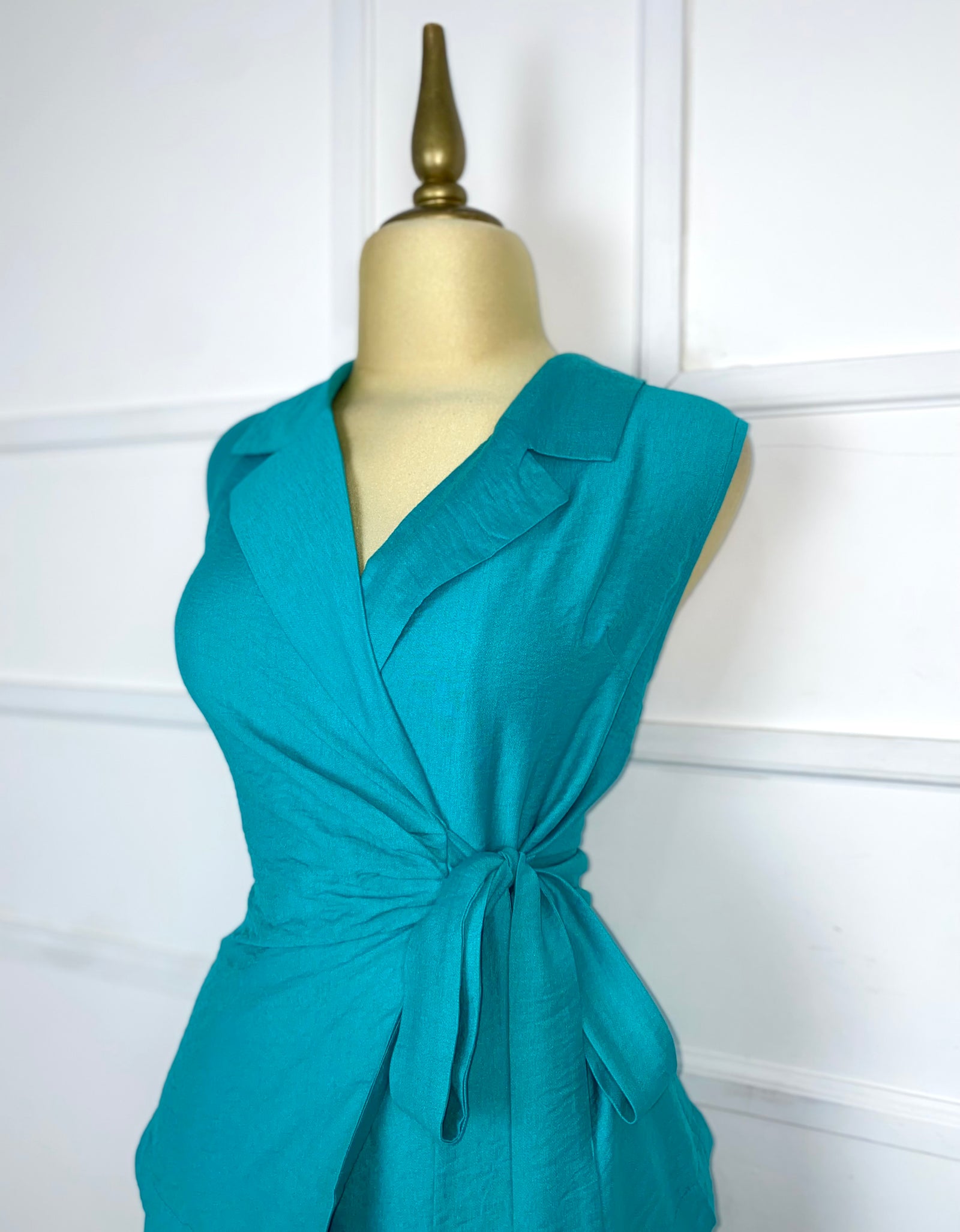 Set azul liso