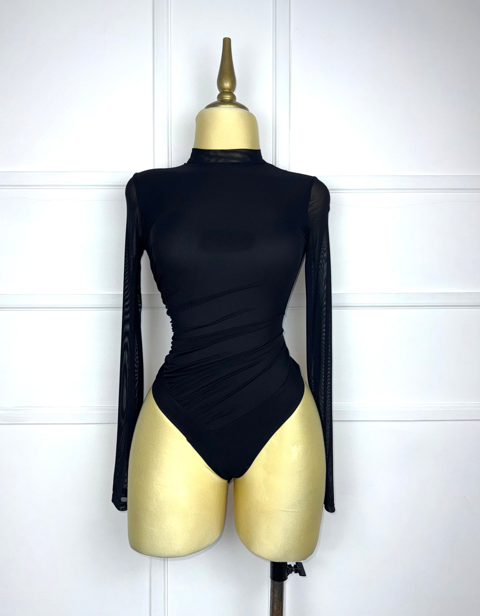 Bodysuit negro mesh