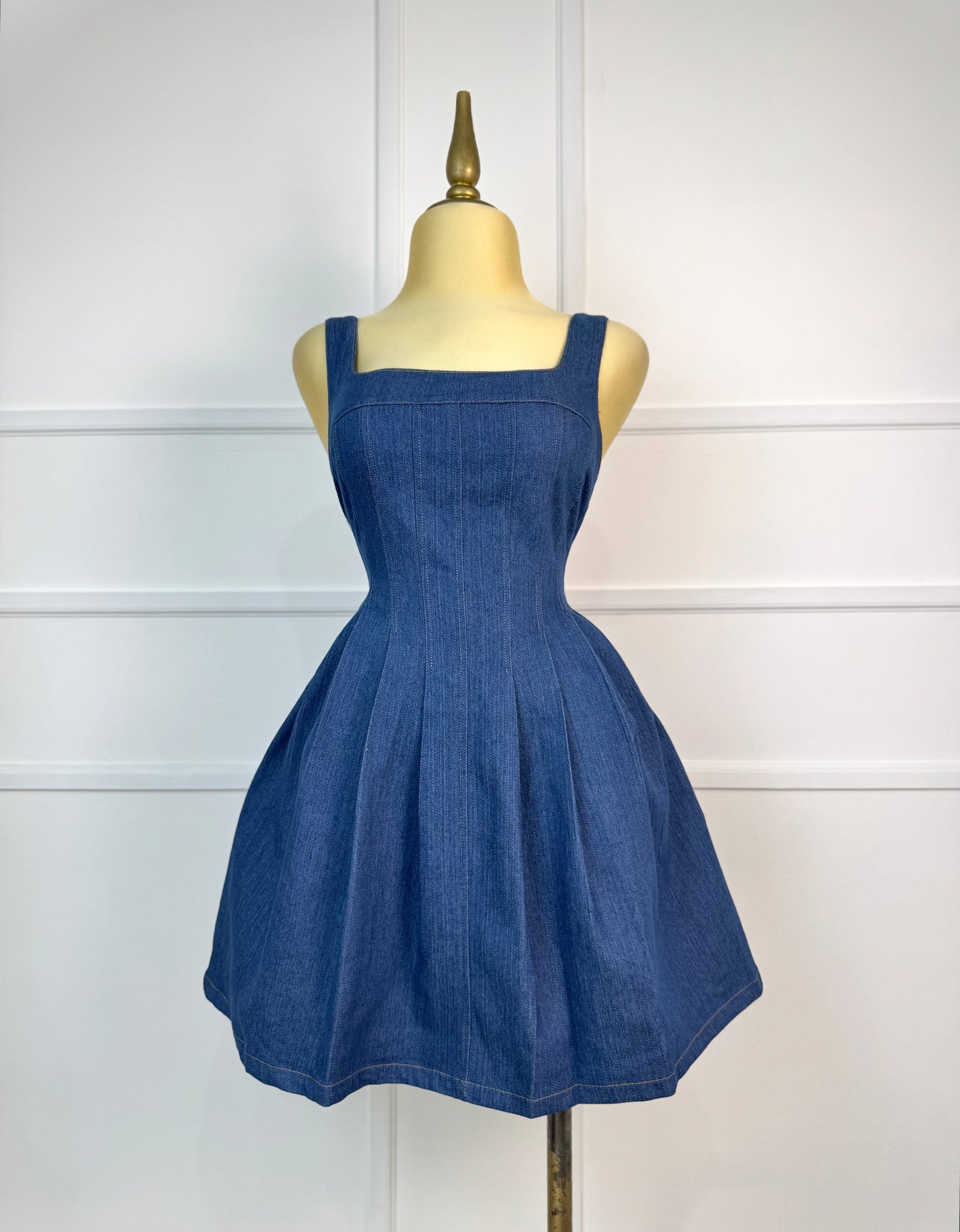 Vestido mezclilla corte A