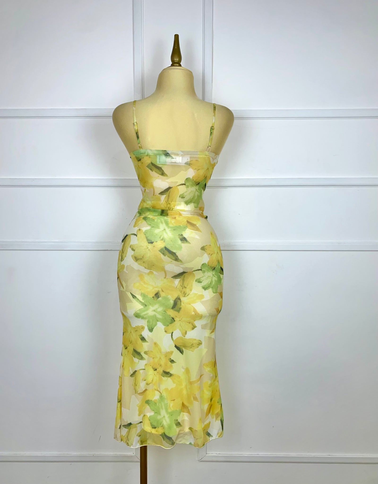 Set mesh flores amarillas