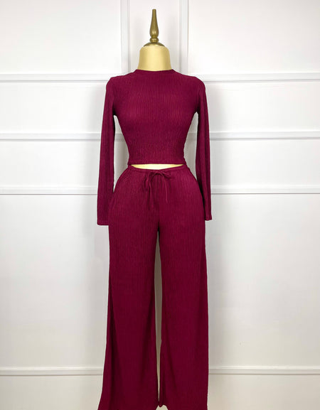 Set tinto con textura