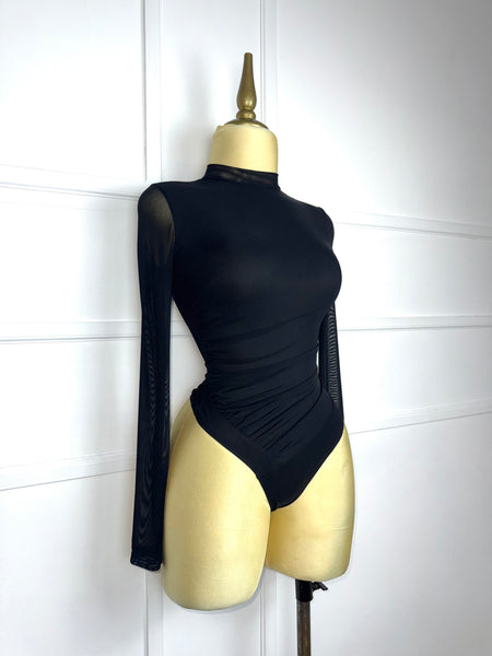 Bodysuit negro mesh