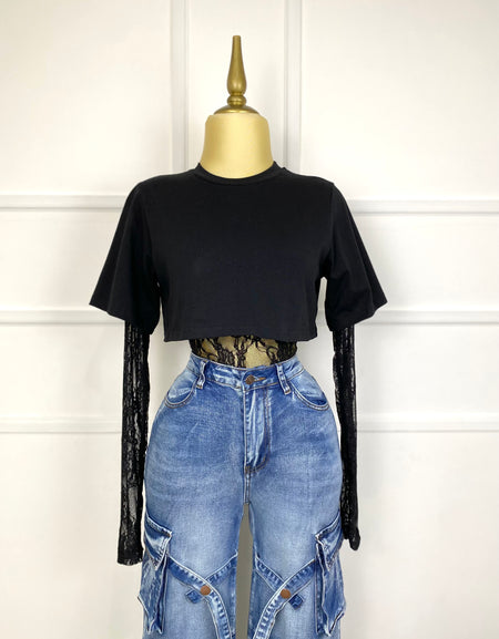 Pantalón mezclilla cargo