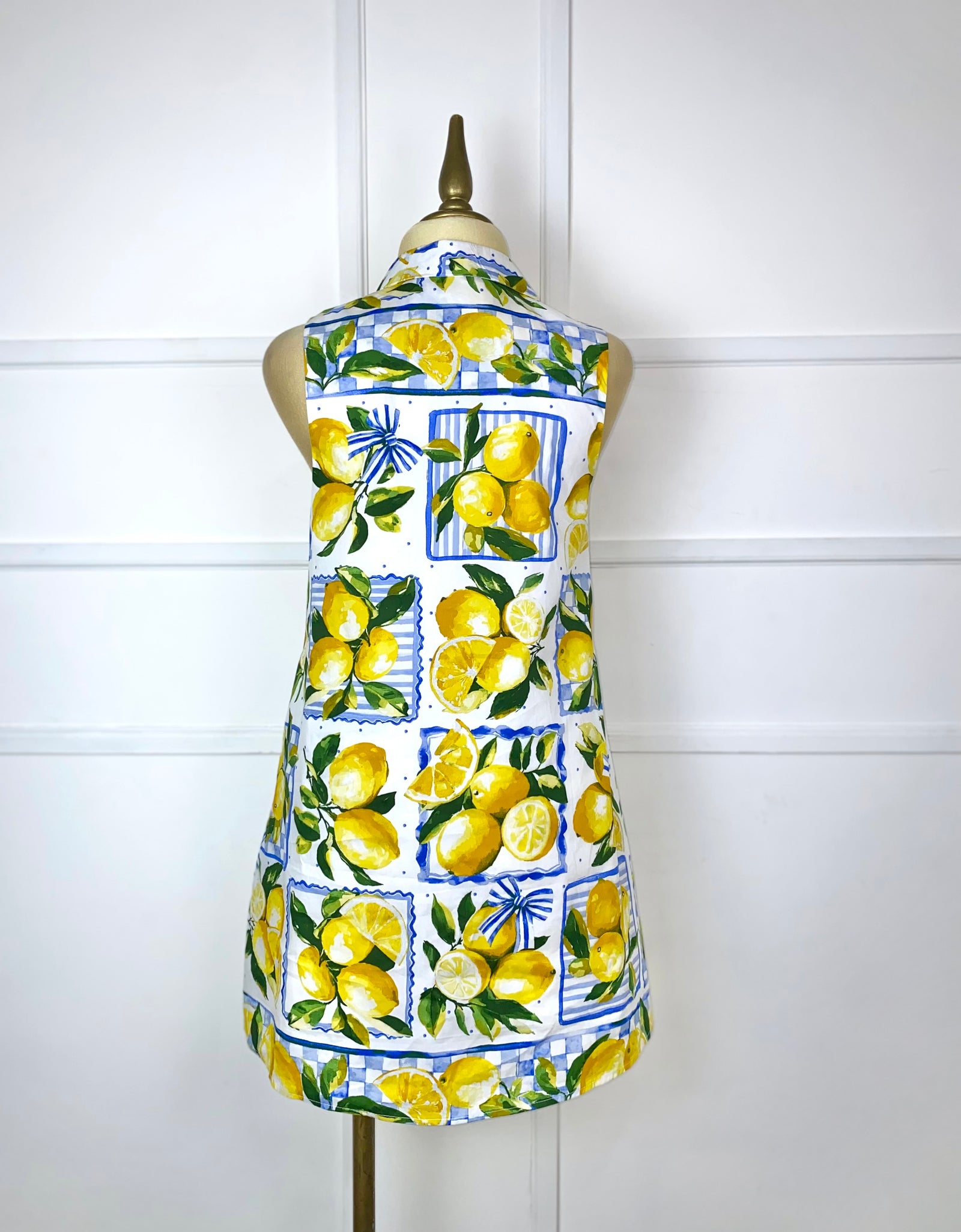 Vestido holgado estampado limones