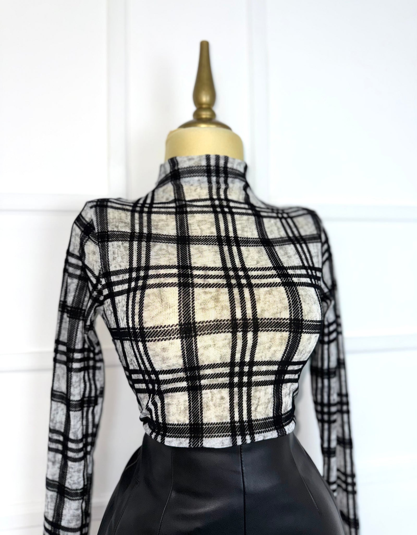 Blusa gris estampado
