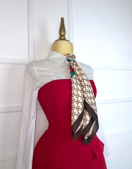 Jumper rojo strapless