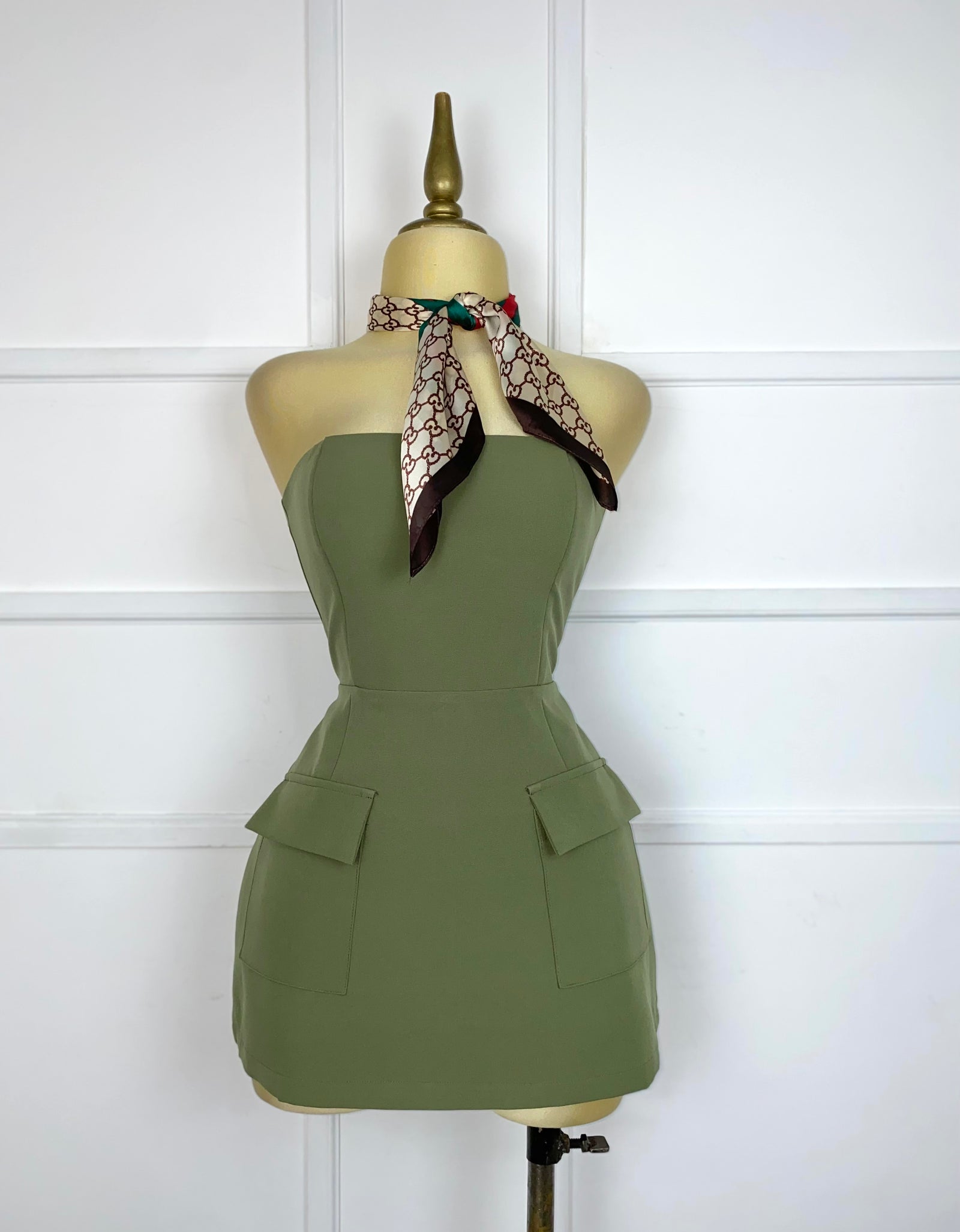 Jumper verde strapless