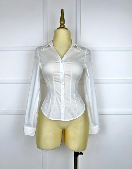 Camisa blanca lisa