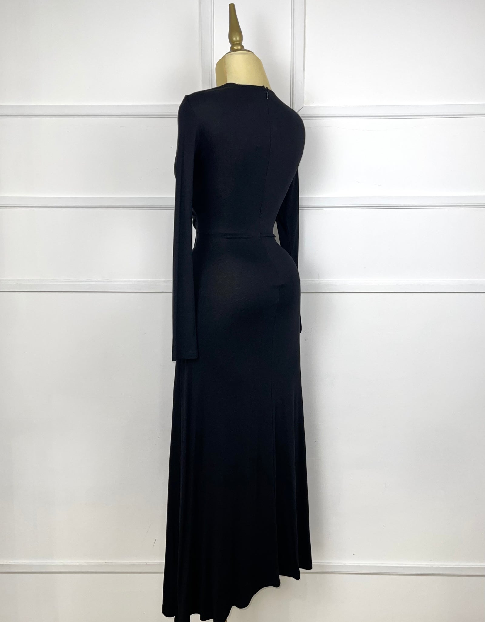Vestido largo negro