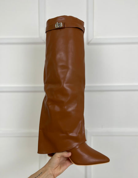 Botas lisas con hebilla chica (2 colores)