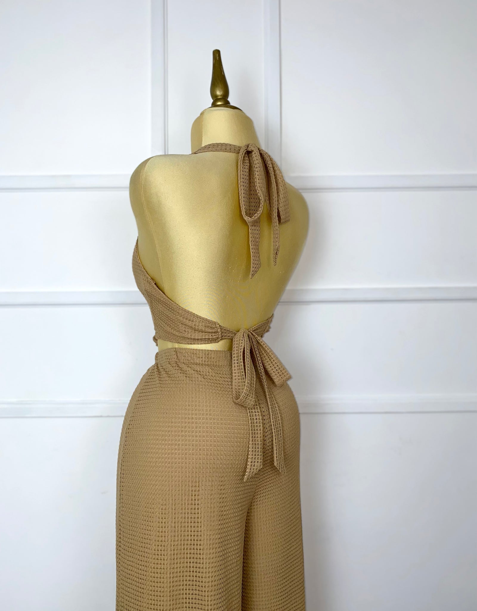 Set café halter con textura