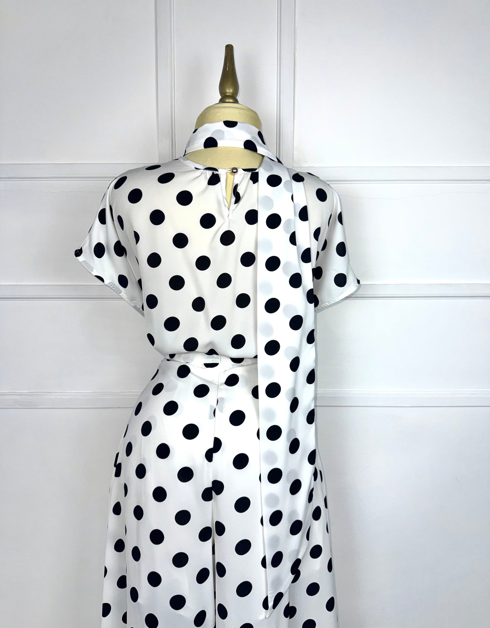Set polka dots con listón