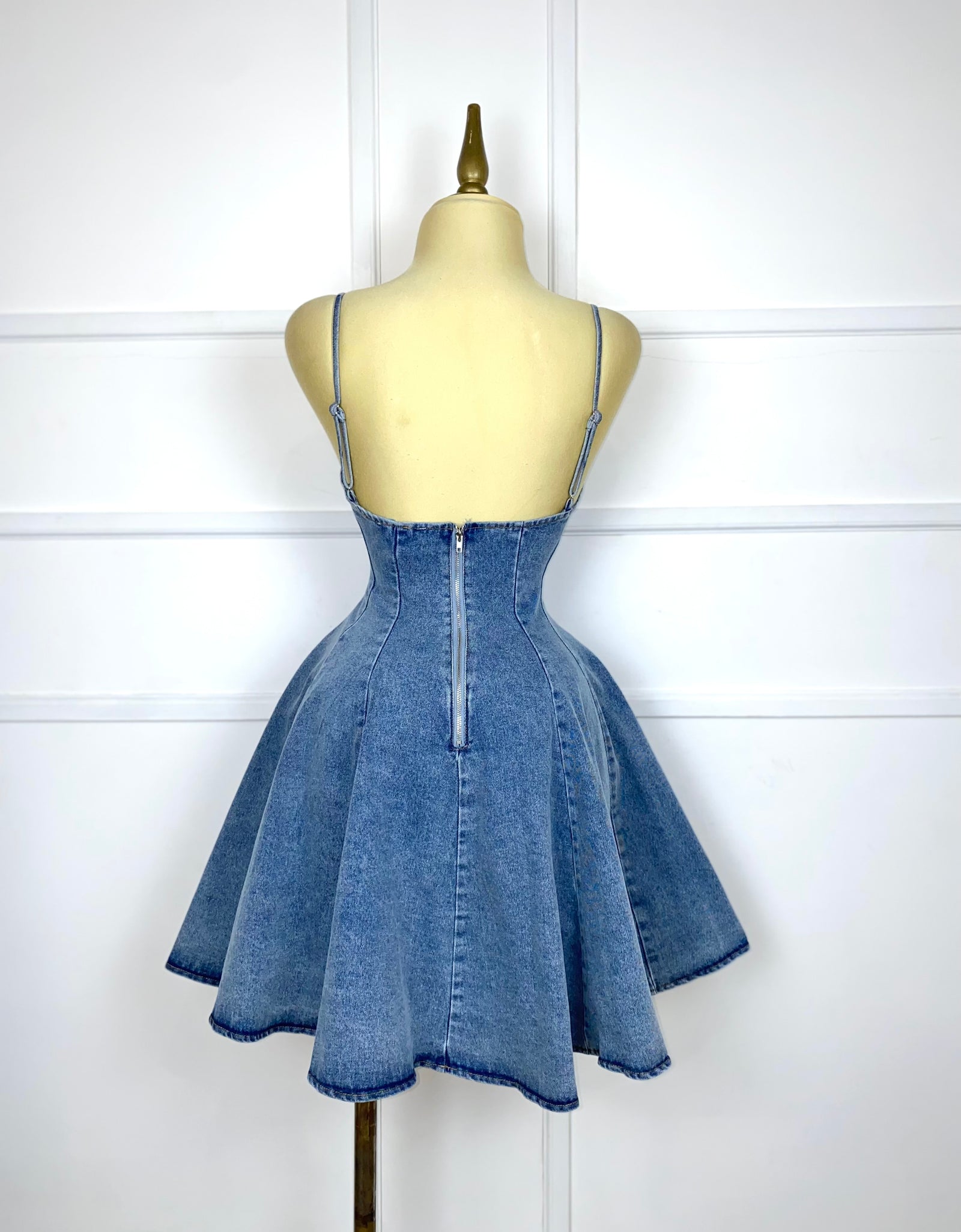 Vestido mezclilla corte A