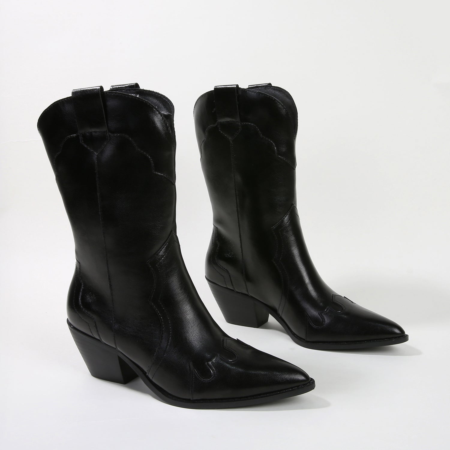 Botas cortas negras vaqueras