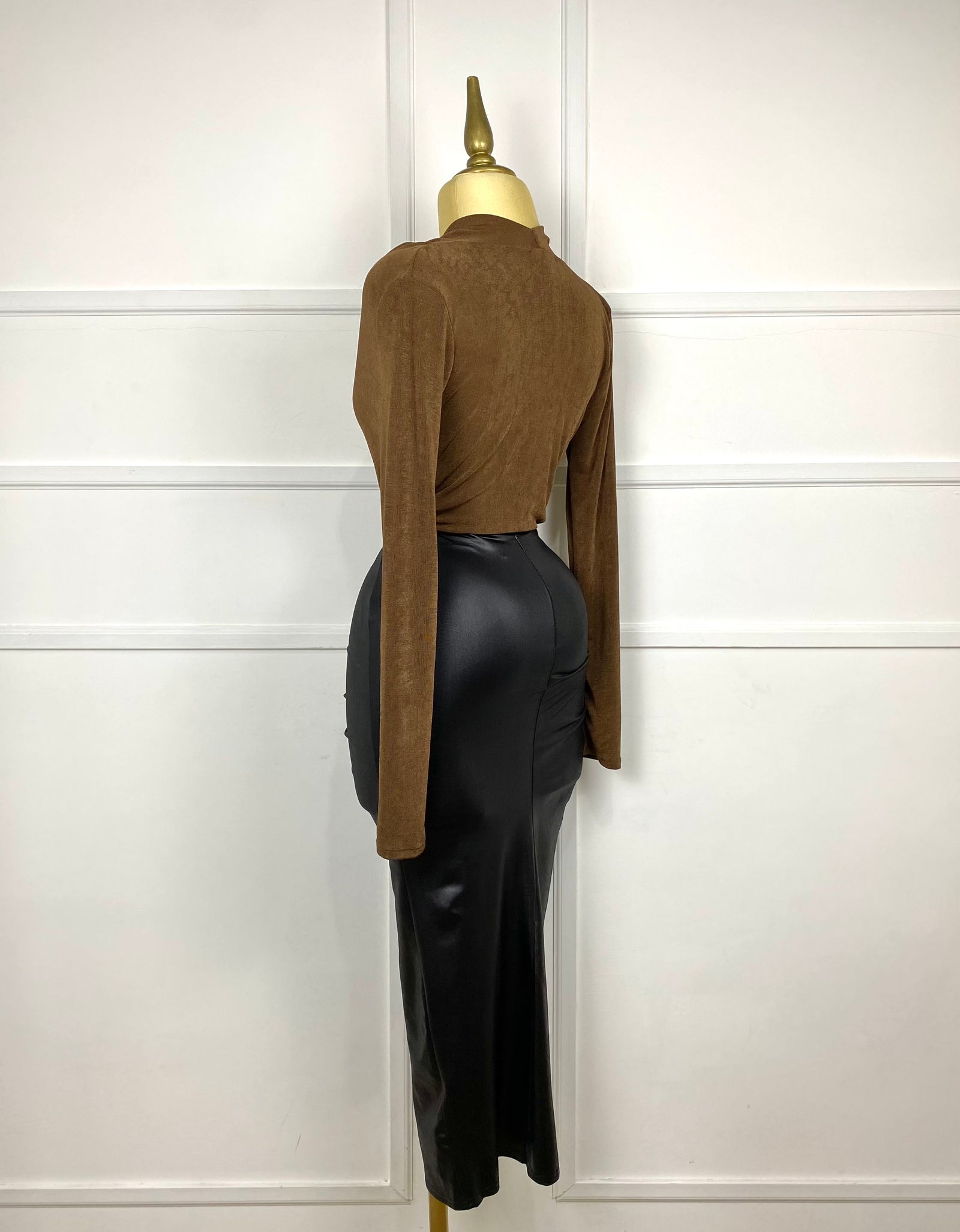 Blusa manga larga stretch (2 colores)