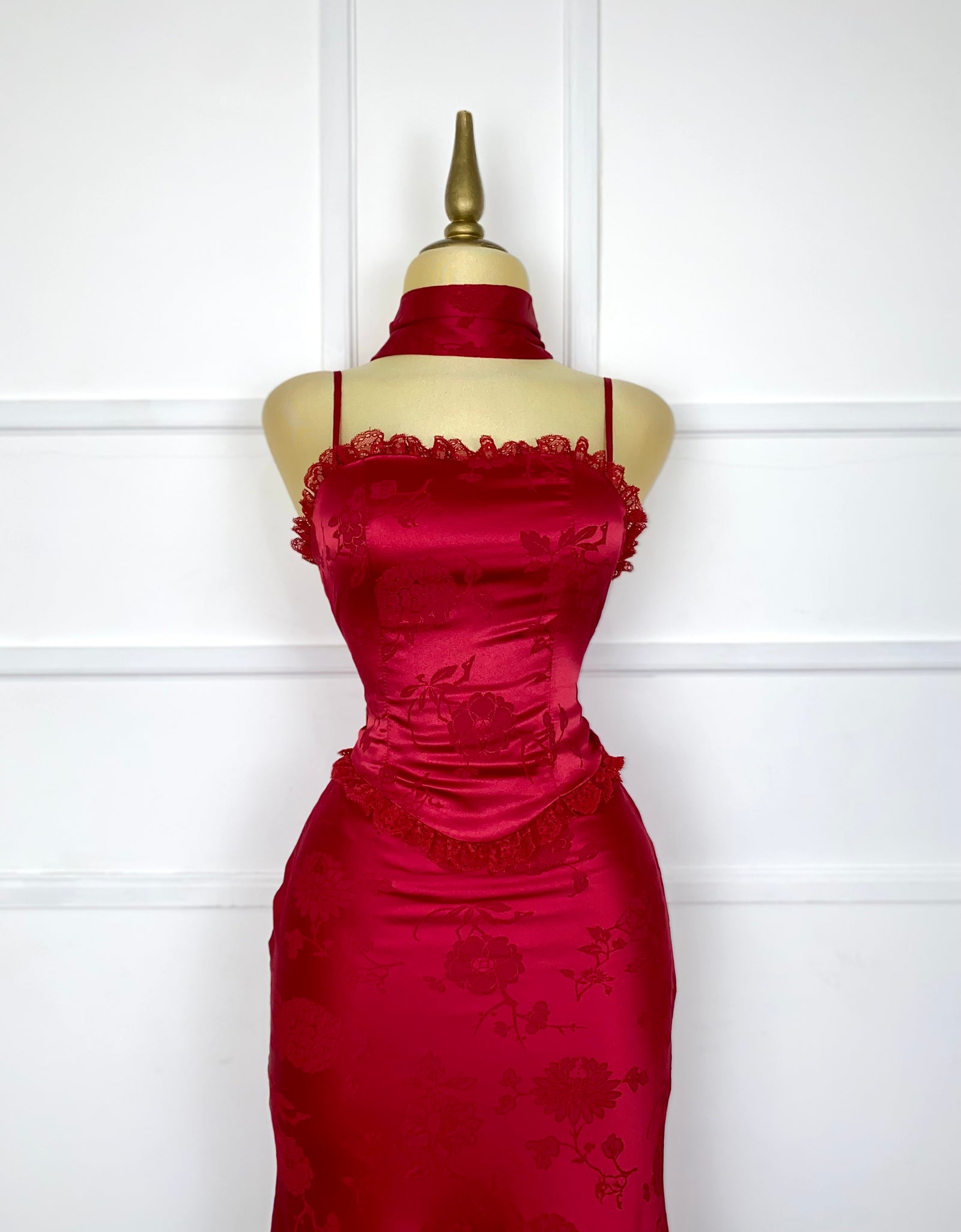 Set tinto con textura