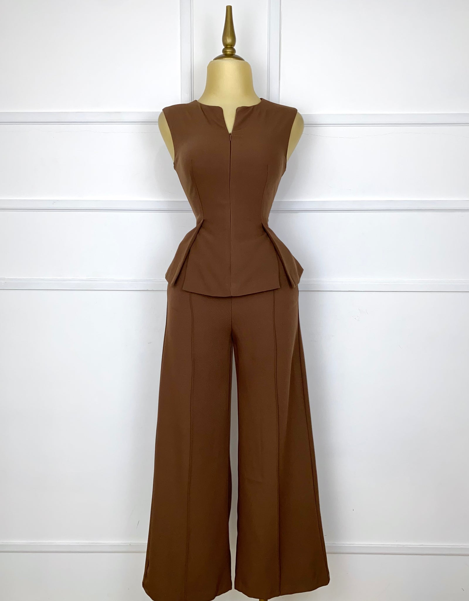 Set café liso con cierre