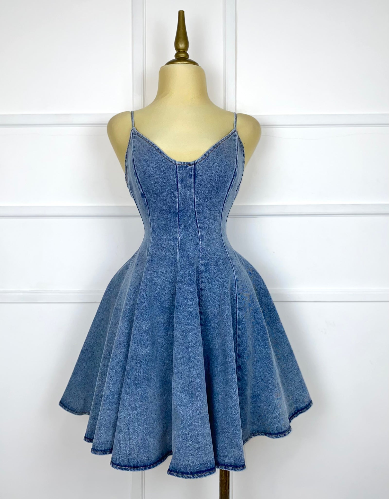 Vestido mezclilla corte A