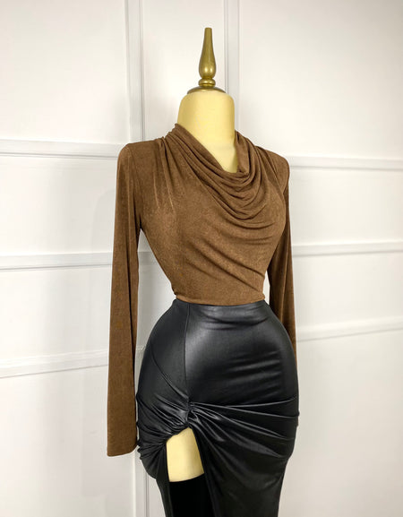 Blusa manga larga stretch (2 colores)