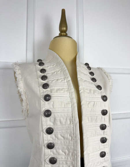 Chaleco napoleón mezclilla (2 colores)
