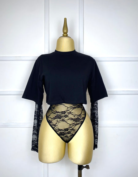 Bodysuit con encaje (2 colores)