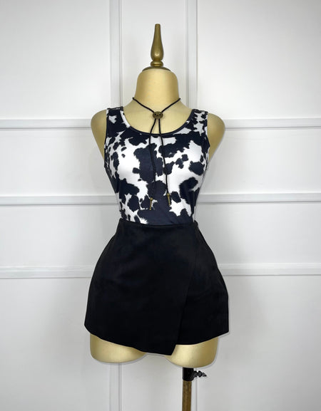 Bodysuit estampado vaca