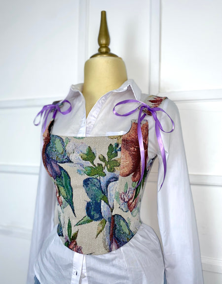 Corset estampado de flores
