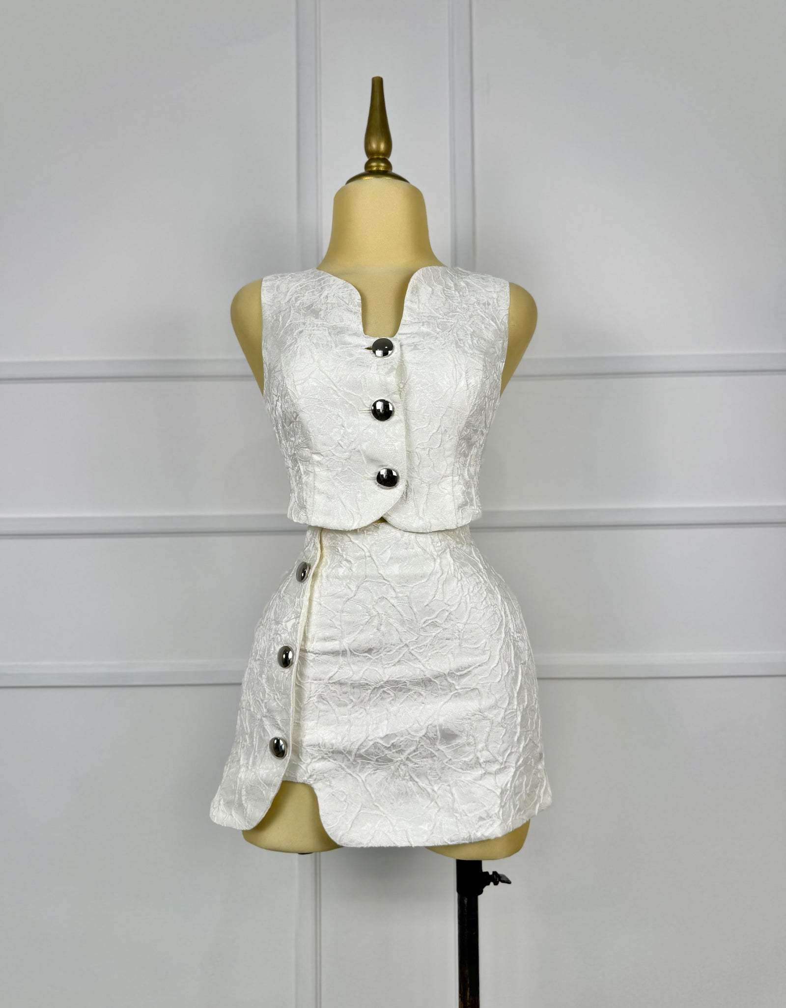 Set beige con textura