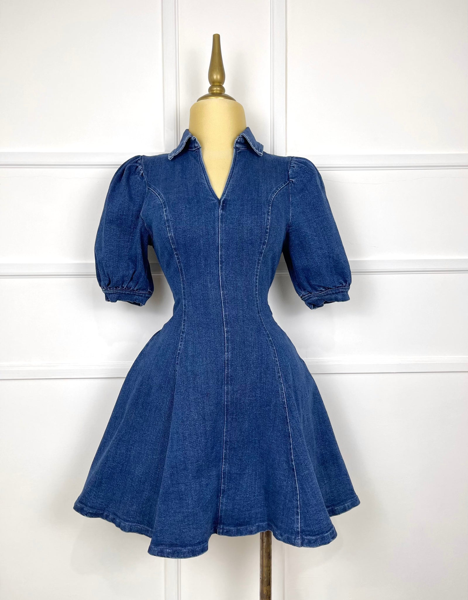 Vestido mezclilla corte A